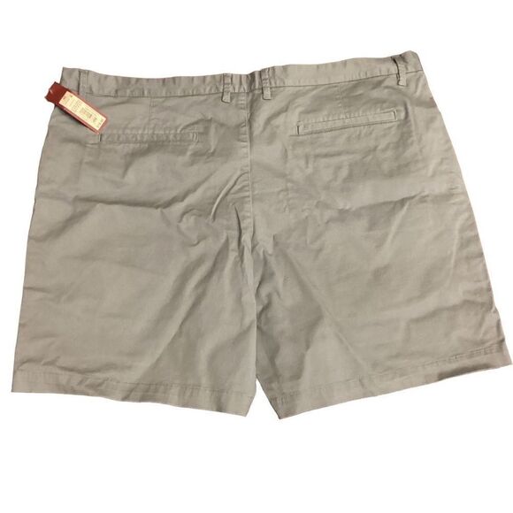 NWT Merona Flat Front Light Gray Shorts Size 42 - Picture 12 of 12